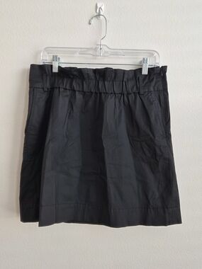 Banana Republic Black Stretch Pencil Skirt with Paperbag Waist Size 10
